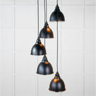 Hammered Nickel Brindley Cluster Pendant in Elan Black | From The Anvil - Cluster Pendants - From The Anvil - Yester Home