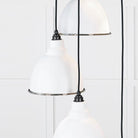 Hammered Nickel Brindley Cluster Pendant in Flock | From The Anvil-Cluster Pendants-Yester Home