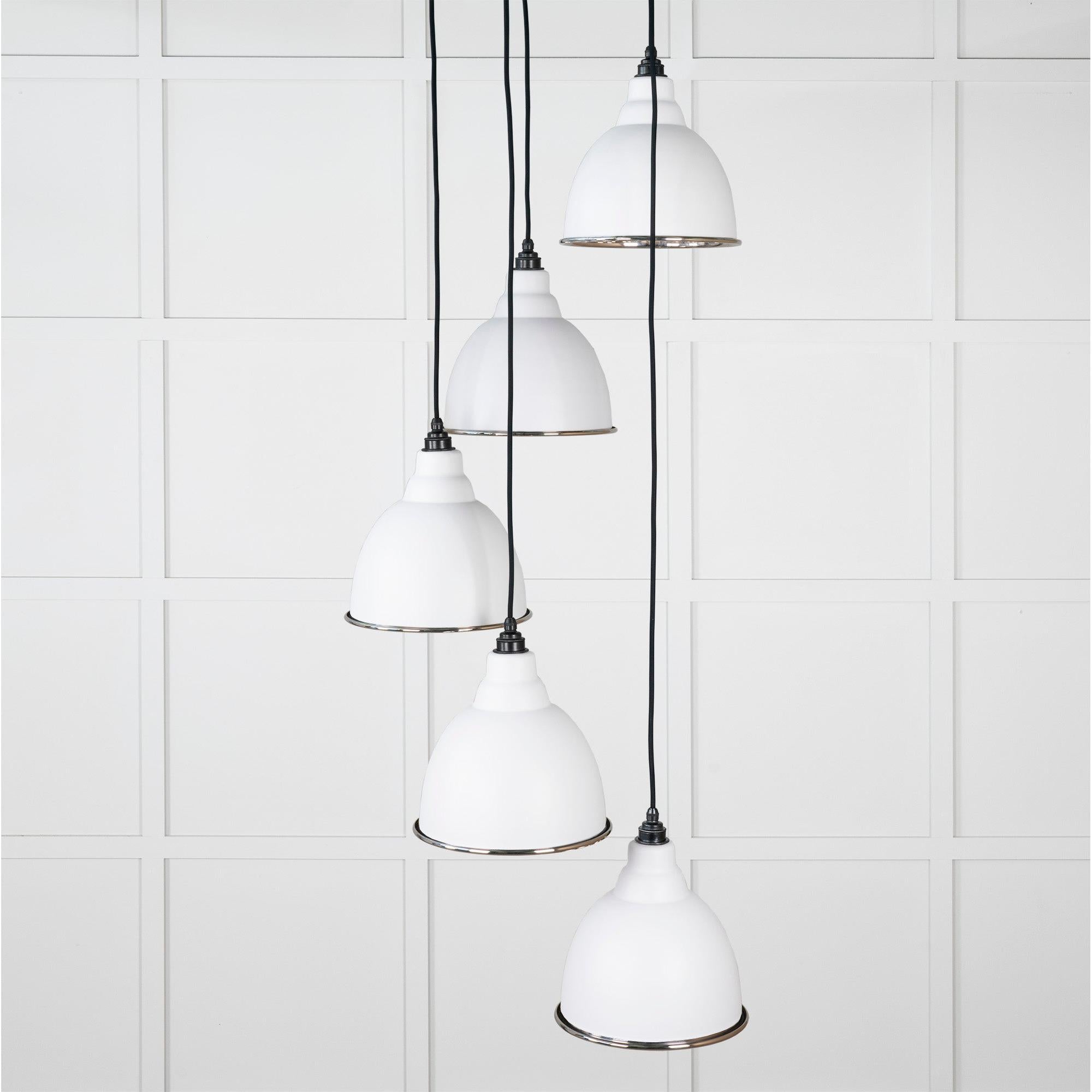 Hammered Nickel Brindley Cluster Pendant in Flock | From The Anvil - Cluster Pendants - From The Anvil - Yester Home