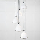 Hammered Nickel Brindley Cluster Pendant in Flock | From The Anvil-Cluster Pendants-Yester Home