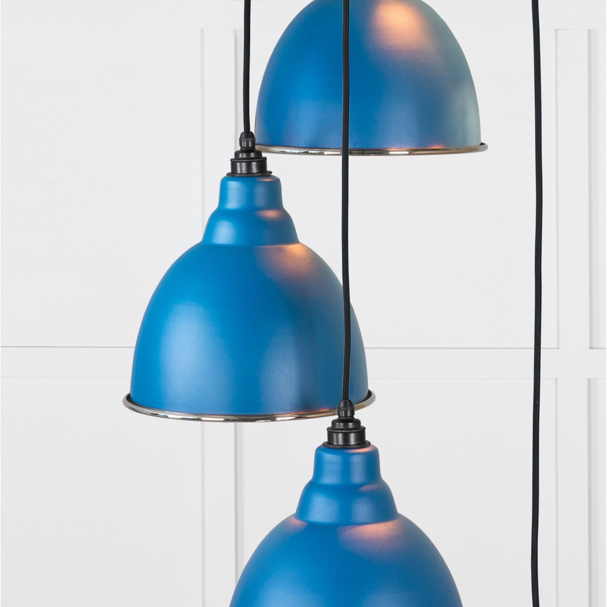 Hammered Nickel Brindley Cluster Pendant in Upstream | From The Anvil - Cluster Pendants - From The Anvil - Yester Home