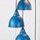 Hammered Nickel Brindley Cluster Pendant in Upstream | From The Anvil-Cluster Pendants-Yester Home