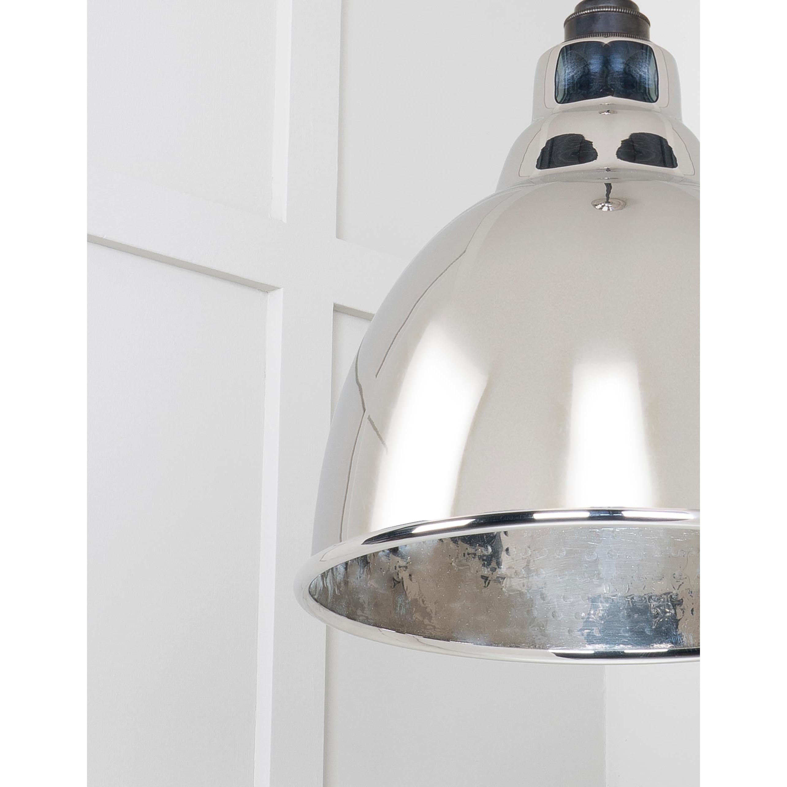 Hammered Nickel Brindley Pendant | From The Anvil - Brindley - From The Anvil - Yester Home
