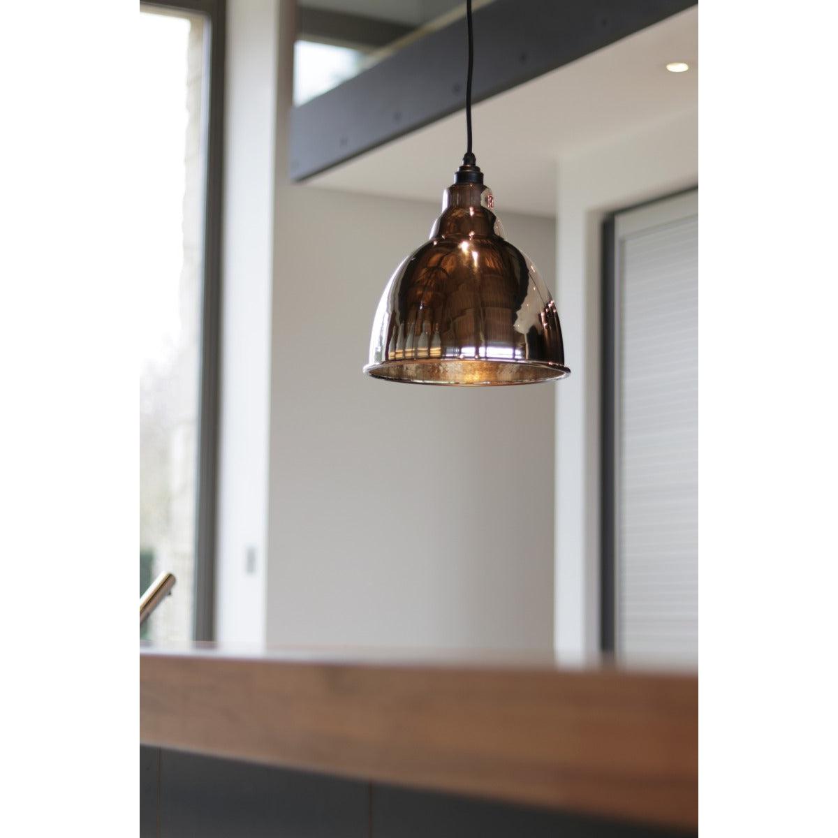 Hammered Nickel Brindley Pendant | From The Anvil-Brindley-Yester Home