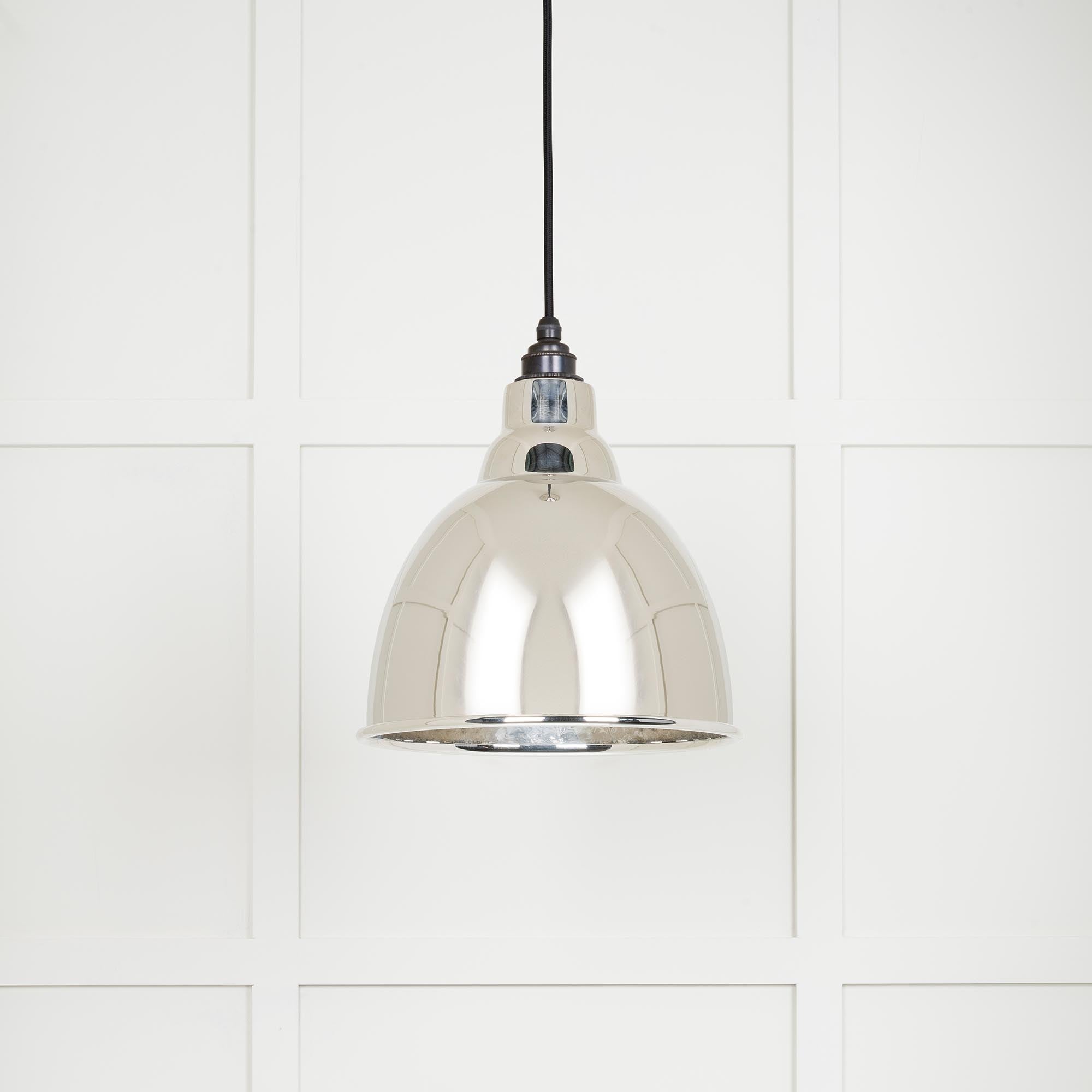 Hammered Nickel Brindley Pendant | From The Anvil - Brindley - From The Anvil - Yester Home