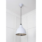 Hammered Nickel Brindley Pendant in Birch | From The Anvil - Brindley - From The Anvil - Yester Home