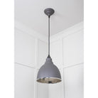 Hammered Nickel Brindley Pendant in Bluff | From The Anvil - Brindley - From The Anvil - Yester Home