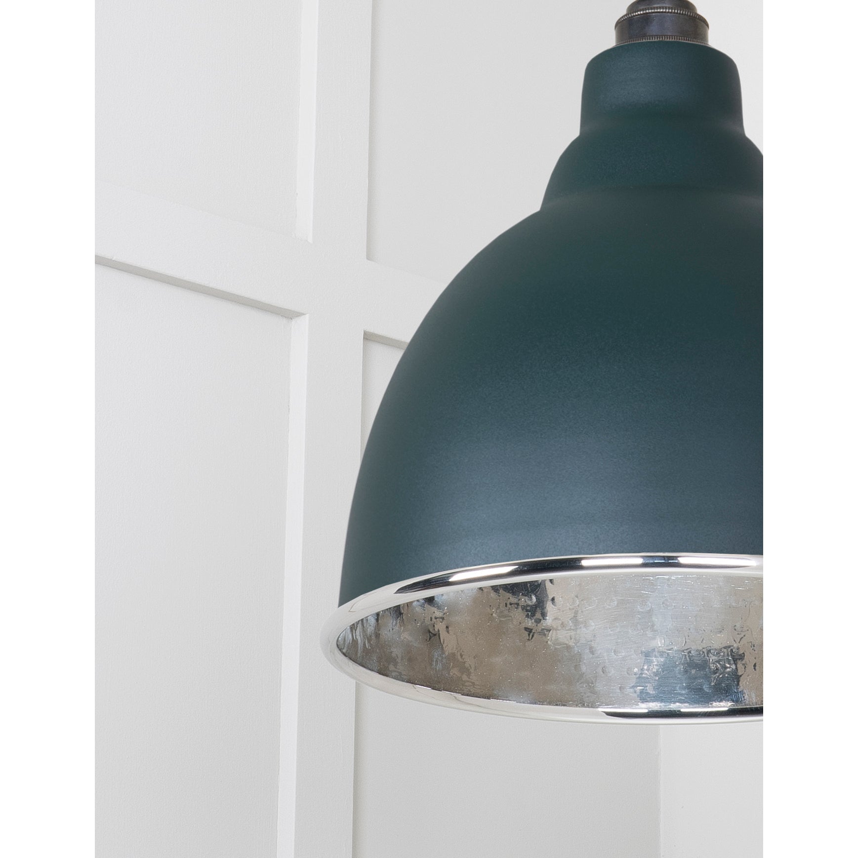 Hammered Nickel Brindley Pendant in Dingle | From The Anvil-Brindley-Yester Home