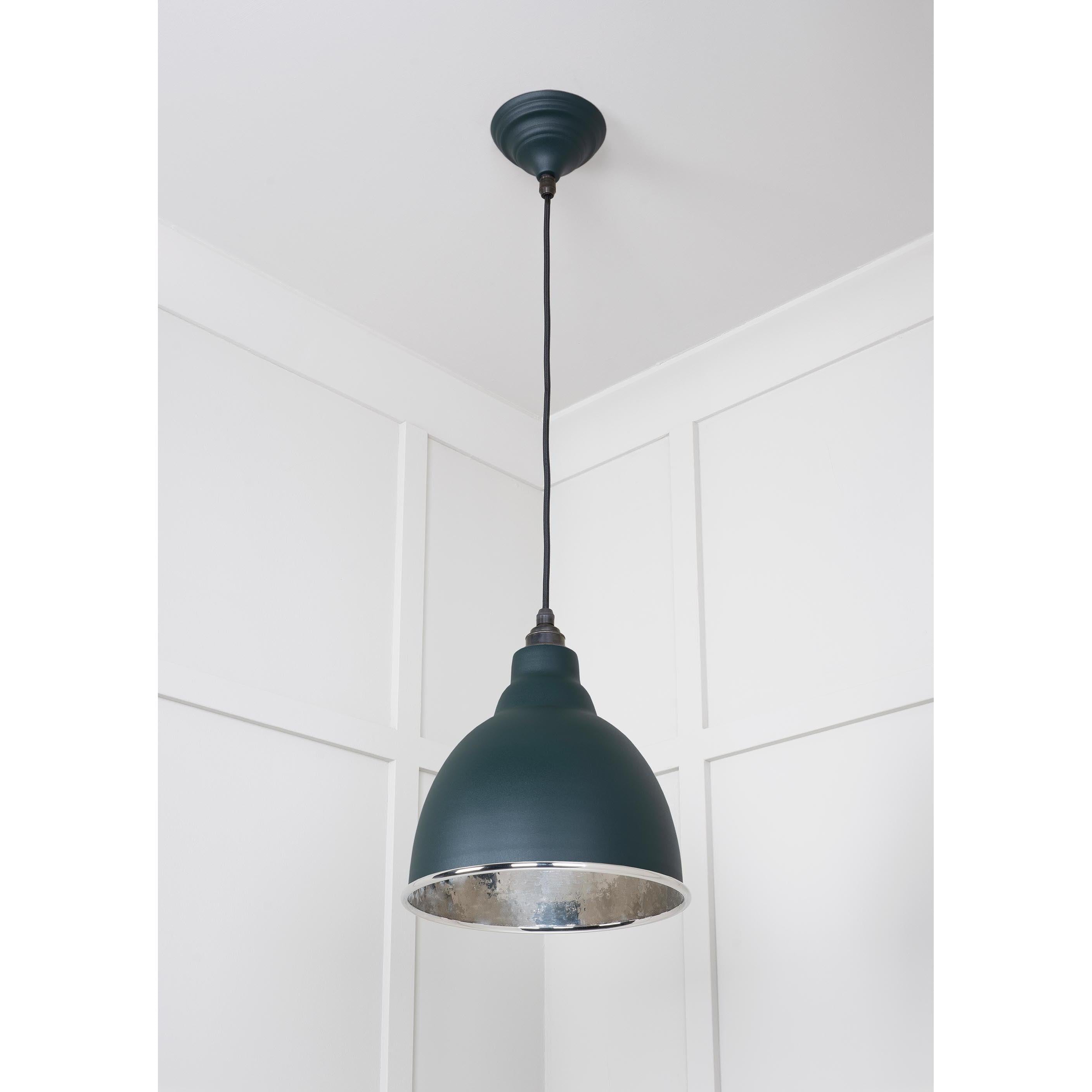 Hammered Nickel Brindley Pendant in Dingle | From The Anvil - Brindley - From The Anvil - Yester Home