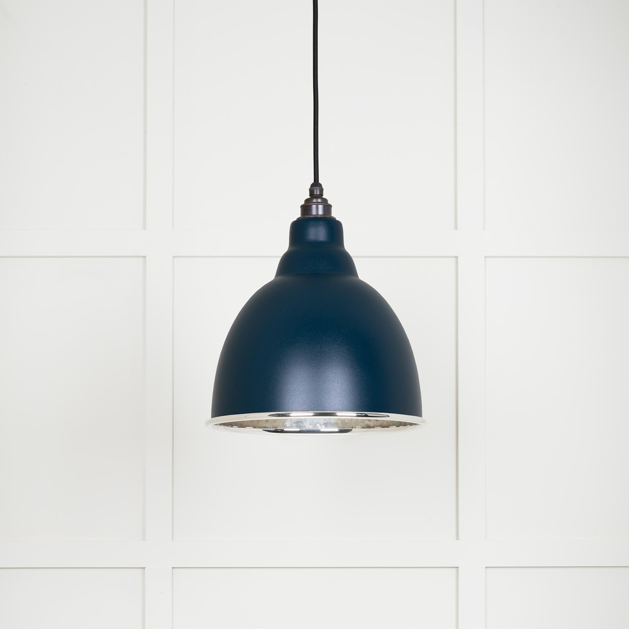 Hammered Nickel Brindley Pendant in Dusk | From The Anvil - Brindley - From The Anvil - Yester Home