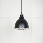 Hammered Nickel Brindley Pendant in Elan Black | From The Anvil - Brindley - From The Anvil - Yester Home