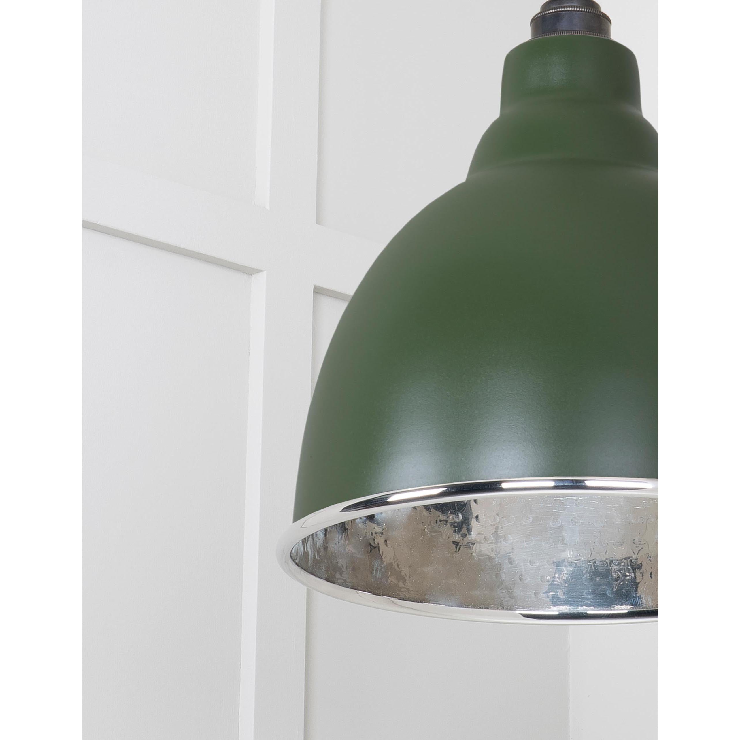 Hammered Nickel Brindley Pendant in Heath | From The Anvil - Brindley - From The Anvil - Yester Home
