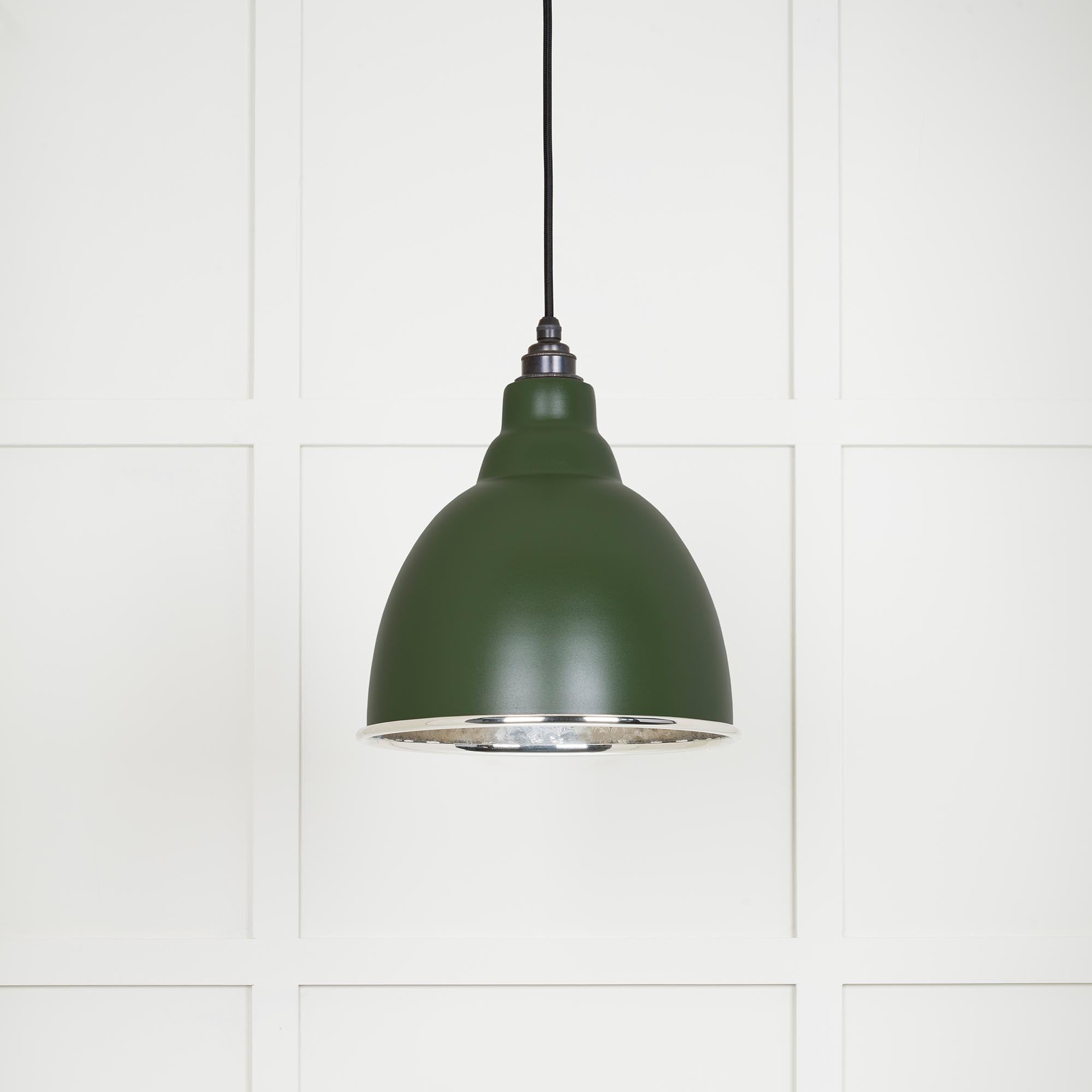 Hammered Nickel Brindley Pendant in Heath | From The Anvil - Brindley - From The Anvil - Yester Home