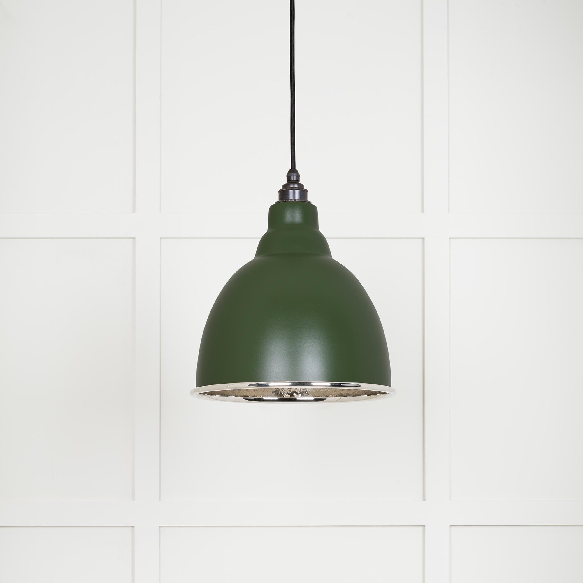 Hammered Nickel Brindley Pendant in Heath | From The Anvil - Brindley - From The Anvil - Yester Home