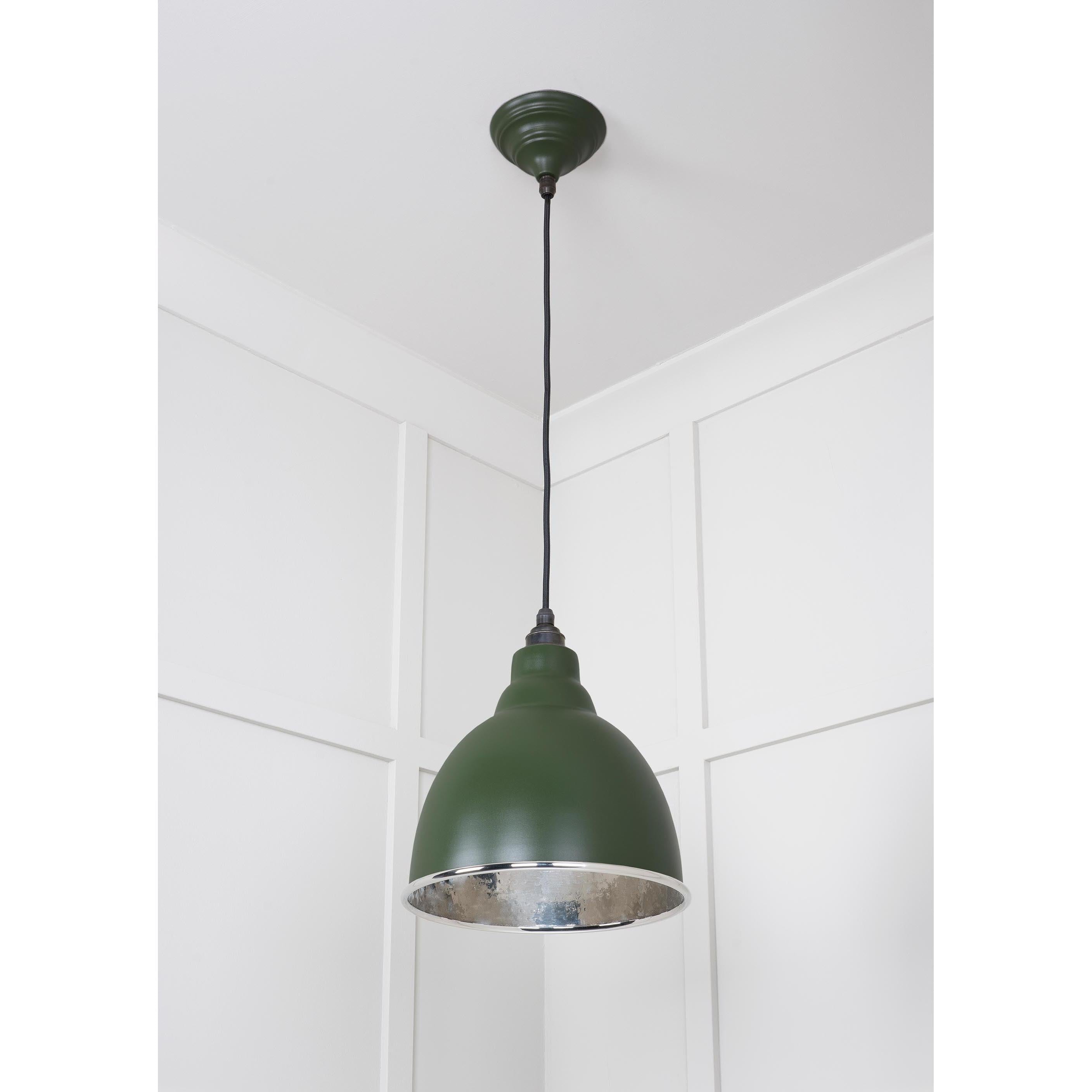 Hammered Nickel Brindley Pendant in Heath | From The Anvil - Brindley - From The Anvil - Yester Home