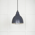 Hammered Nickel Brindley Pendant in Slate | From The Anvil - Brindley - From The Anvil - Yester Home