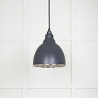 Hammered Nickel Brindley Pendant in Slate | From The Anvil - Brindley - From The Anvil - Yester Home