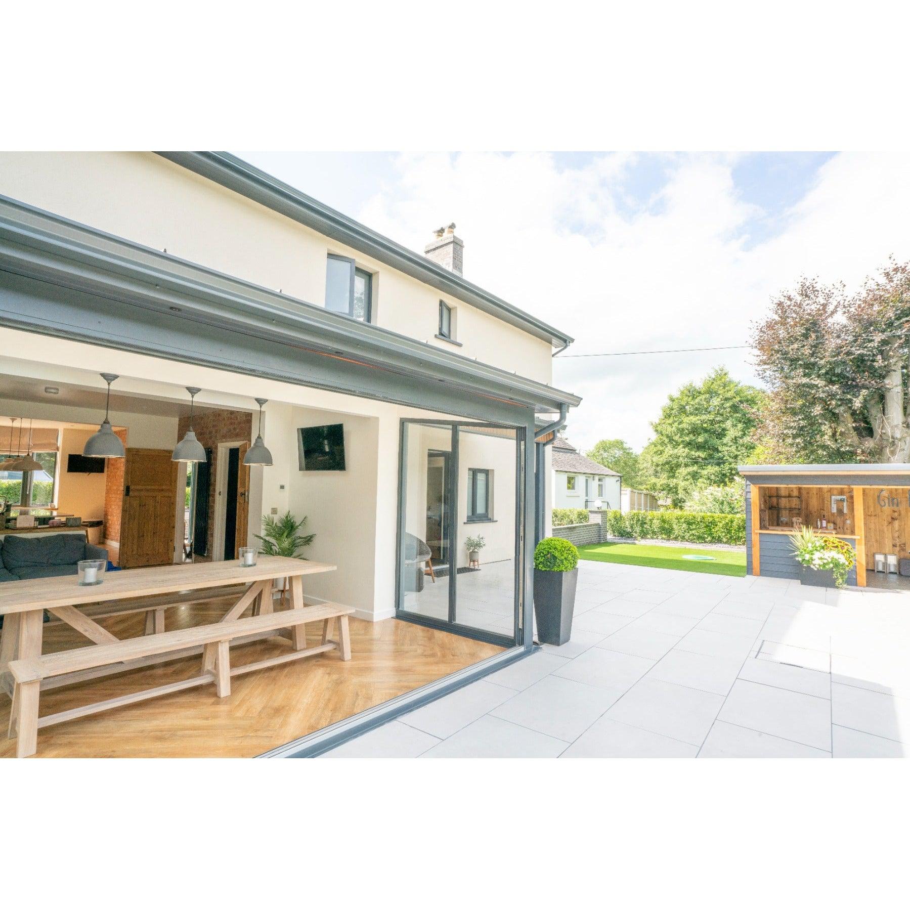Hammered Nickel Brindley Pendant in Slate | From The Anvil-Brindley-Yester Home