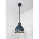 Hammered Nickel Brindley Pendant in Soot | From The Anvil-Brindley-Yester Home