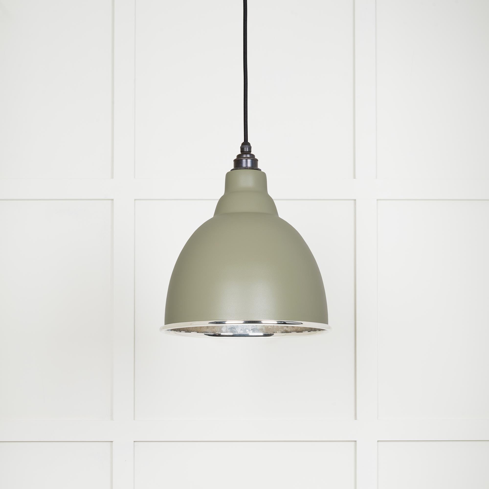 Hammered Nickel Brindley Pendant in Tump | From The Anvil - Brindley - From The Anvil - Yester Home