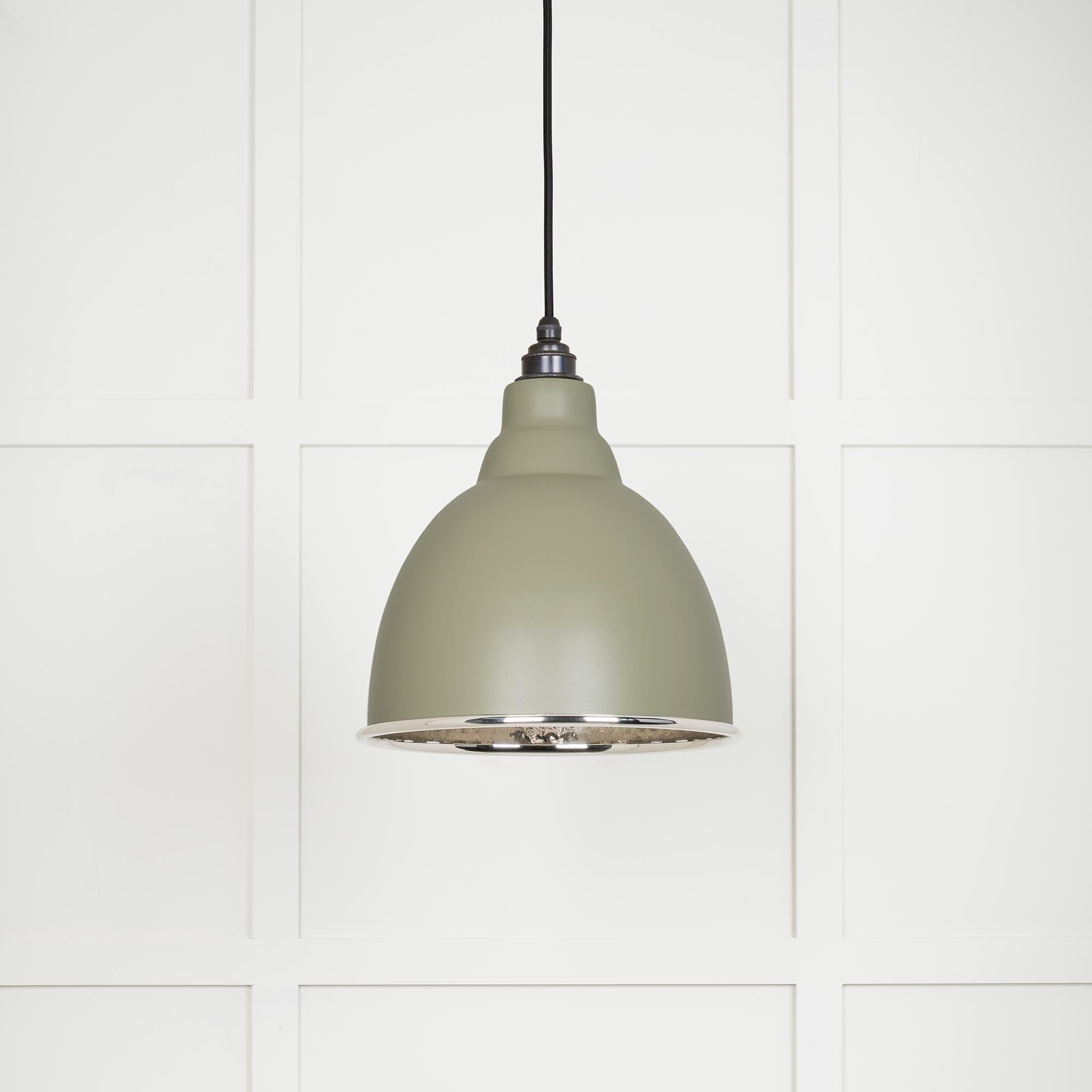 Hammered Nickel Brindley Pendant in Tump | From The Anvil - Brindley - From The Anvil - Yester Home