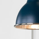 Hammered Nickel Brindley Wall Light in Dusk | From The Anvil-Wall Lights-Yester Home