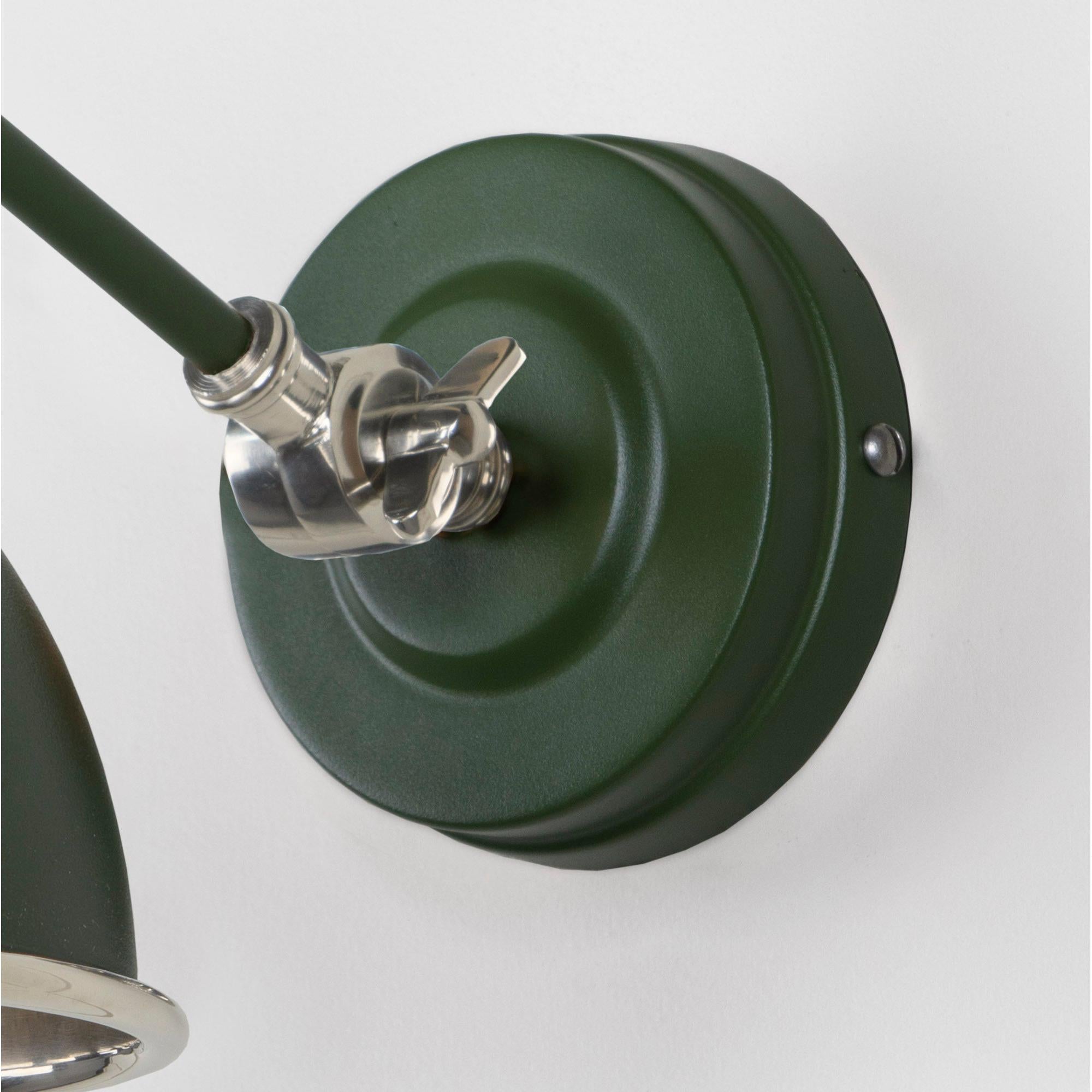 Hammered Nickel Brindley Wall Light in Heath | From The Anvil - Wall Lights - From The Anvil - Yester Home