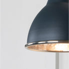 Hammered Nickel Brindley Wall Light in Soot | From The Anvil - Wall Lights - From The Anvil - Yester Home