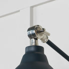 Hammered Nickel Brindley Wall Light in Soot | From The Anvil - Wall Lights - From The Anvil - Yester Home