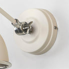 Hammered Nickel Brindley Wall Light in Teasel | From The Anvil-Wall Lights-Yester Home