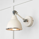 Hammered Nickel Brindley Wall Light in Teasel | From The Anvil - Wall Lights - From The Anvil - Yester Home