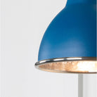 Hammered Nickel Brindley Wall Light in Upstream | From The Anvil - Wall Lights - From The Anvil - Yester Home
