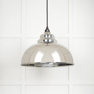 Hammered Nickel Harborne Pendant | From The Anvil - Harborne - From The Anvil - Yester Home