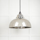 Hammered Nickel Harborne Pendant | From The Anvil - Harborne - From The Anvil - Yester Home