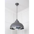 Hammered Nickel Harborne Pendant in Bluff | From The Anvil - Harborne - From The Anvil - Yester Home