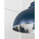 Hammered Nickel Harborne Pendant in Dusk | From The Anvil - Harborne - From The Anvil - Yester Home