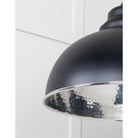 Hammered Nickel Harborne Pendant in Elan Black | From The Anvil - Harborne - From The Anvil - Yester Home