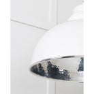 Hammered Nickel Harborne Pendant in Flock | From The Anvil-Harborne-Yester Home