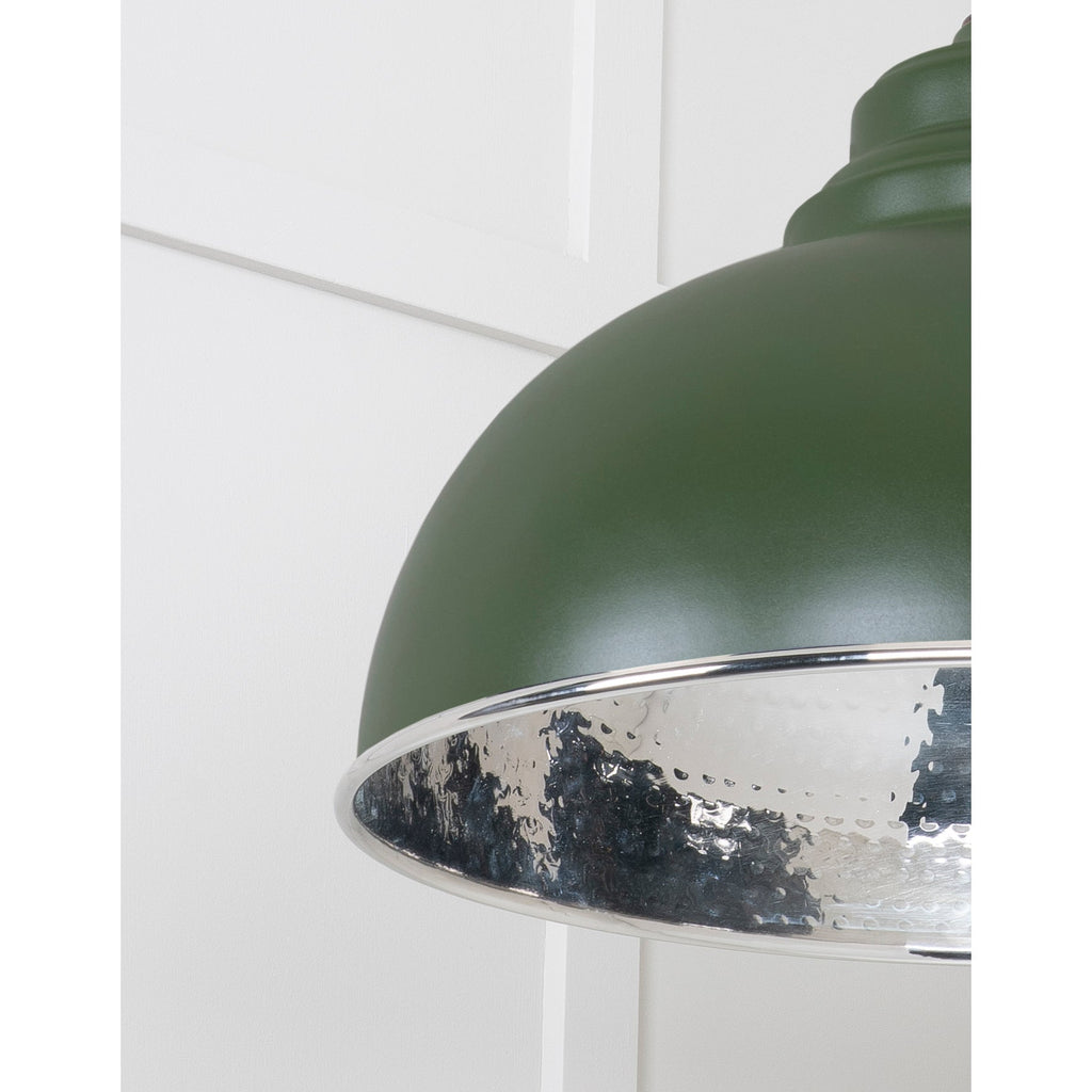 Hammered Nickel Harborne Pendant in Heath | From The Anvil-Harborne-Yester Home