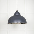 Hammered Nickel Harborne Pendant in Slate | From The Anvil - Harborne - From The Anvil - Yester Home