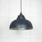 Hammered Nickel Harborne Pendant in Soot | From The Anvil - Harborne - From The Anvil - Yester Home