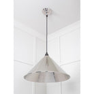 Hammered Nickel Hockley Pendant | From The Anvil - Hockley - From The Anvil - Yester Home