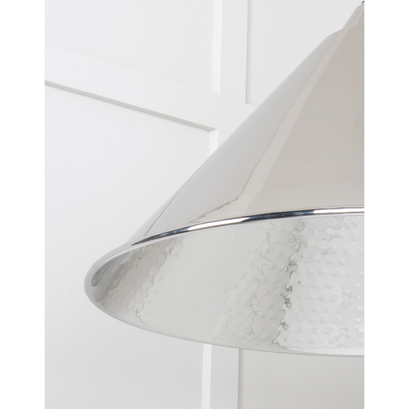 Hammered Nickel Hockley Pendant | From The Anvil-Hockley-Yester Home