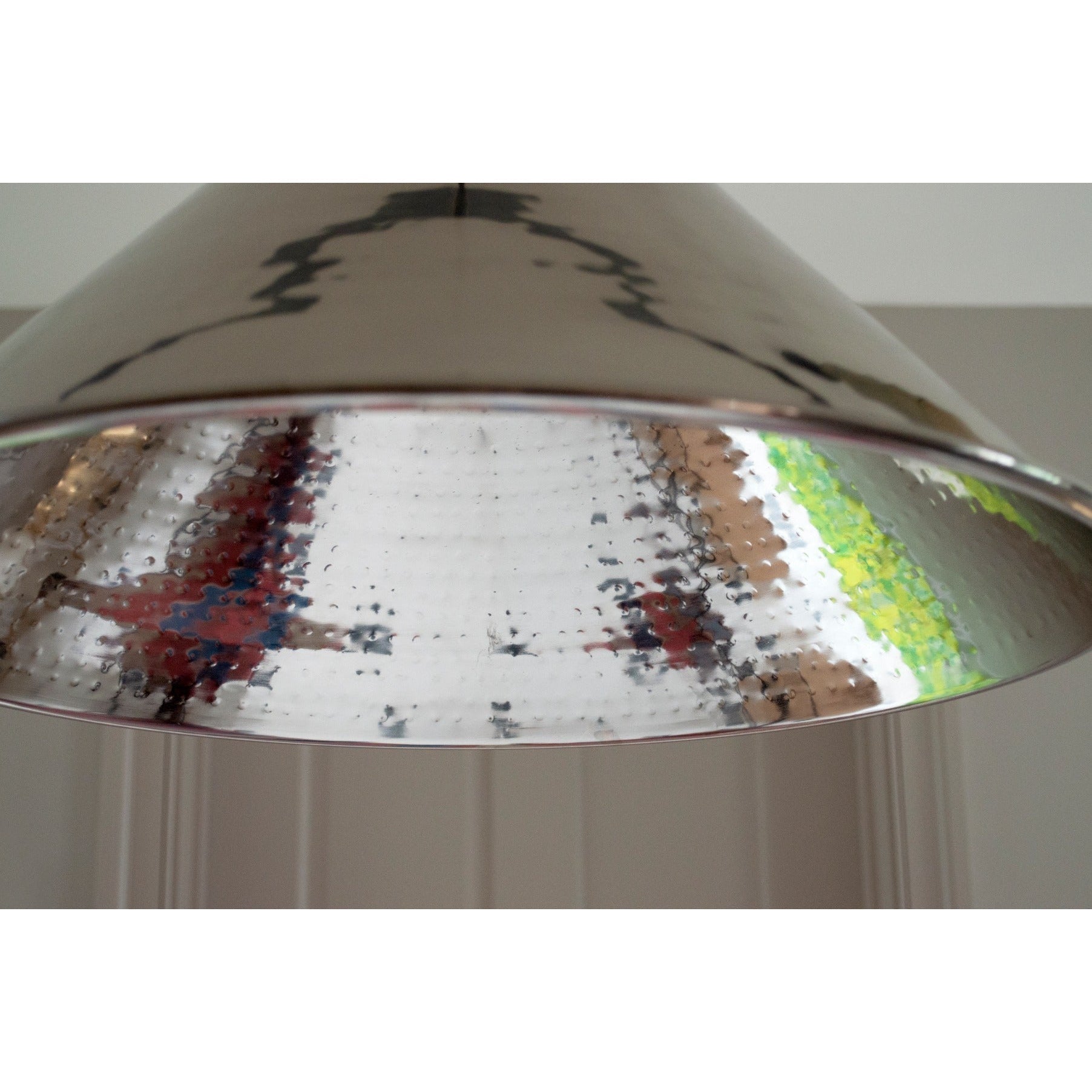Hammered Nickel Hockley Pendant | From The Anvil-Hockley-Yester Home