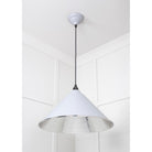 Hammered Nickel Hockley Pendant in Birch | From The Anvil - Hockley - From The Anvil - Yester Home