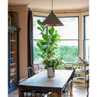 Hammered Nickel Hockley Pendant in Bluff | From The Anvil-Hockley-Yester Home