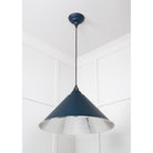 Hammered Nickel Hockley Pendant in Dusk | From The Anvil - Hockley - From The Anvil - Yester Home
