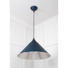 Hammered Nickel Hockley Pendant in Dusk | From The Anvil - Hockley - From The Anvil - Yester Home