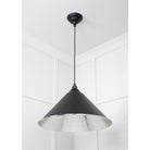 Hammered Nickel Hockley Pendant in Elan Black | From The Anvil - Hockley - From The Anvil - Yester Home