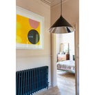 Hammered Nickel Hockley Pendant in Elan Black | From The Anvil-Hockley-Yester Home